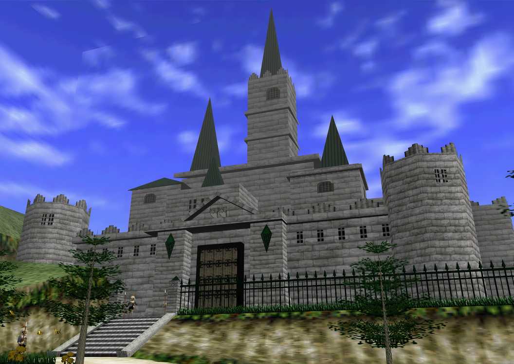 Zelda Ocarina of Time Hyrule Castle