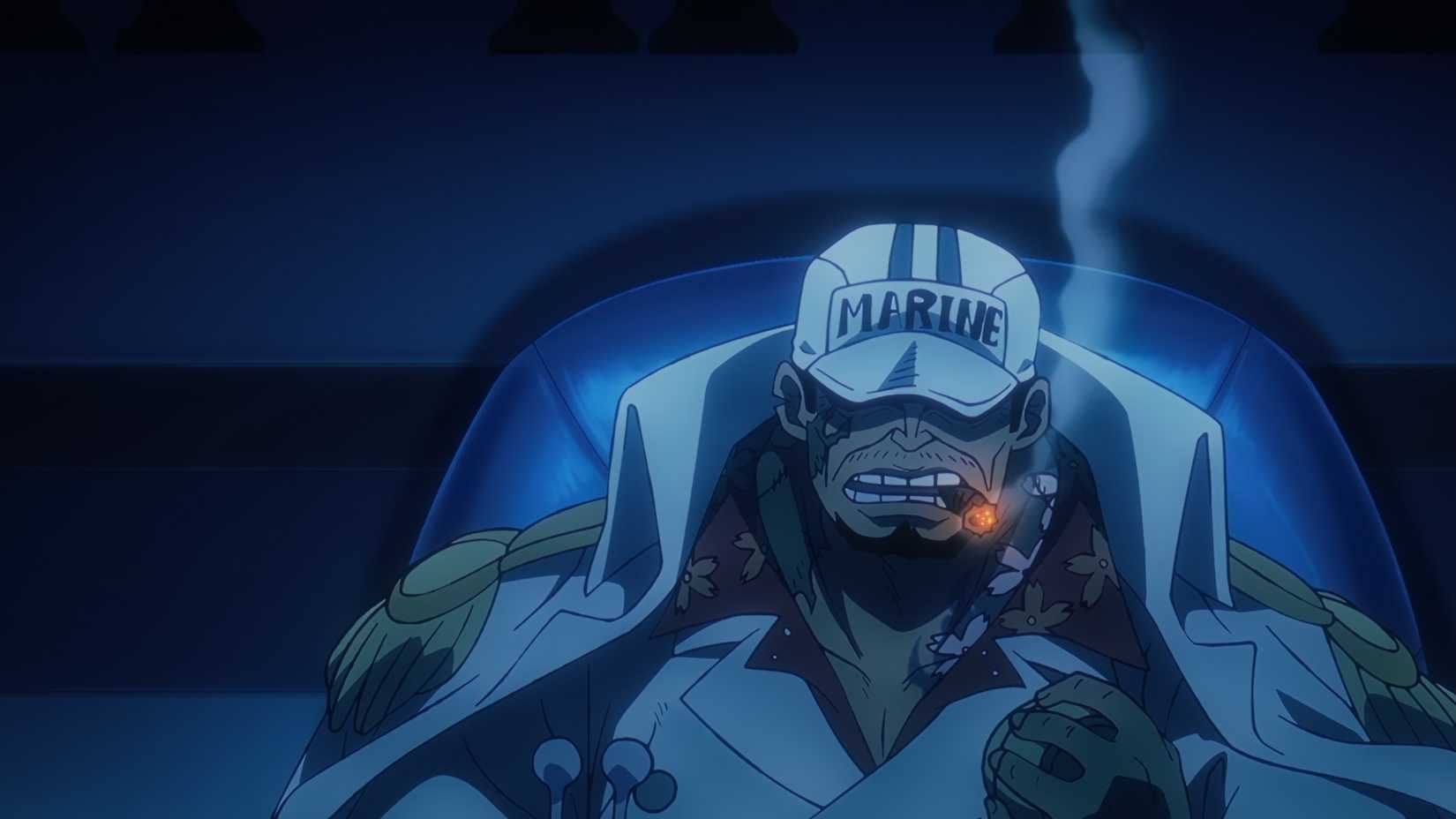 Akainu talking to Kizaru one piece episode 1155 release