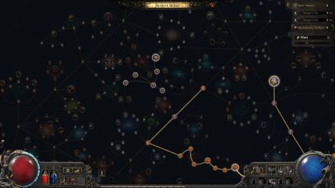 PoE 2 Plant skill passive nodes