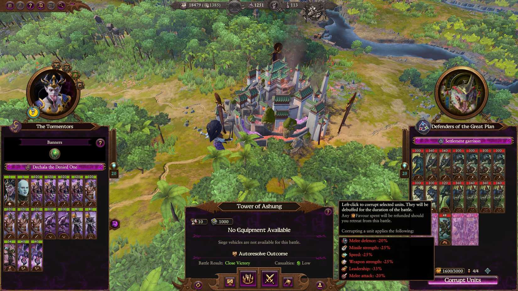 TWW3 Dechala Corrupt Units