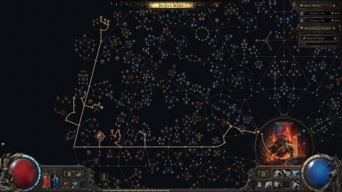 PoE 2 Bear Druid Leveling Build passive path 