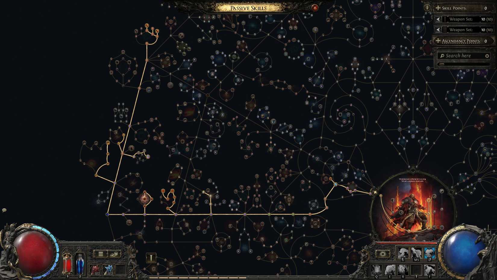 PoE 2 Bear Druid Leveling Build passive path 