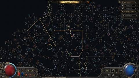 PoE 2 Minion Witch passive tree