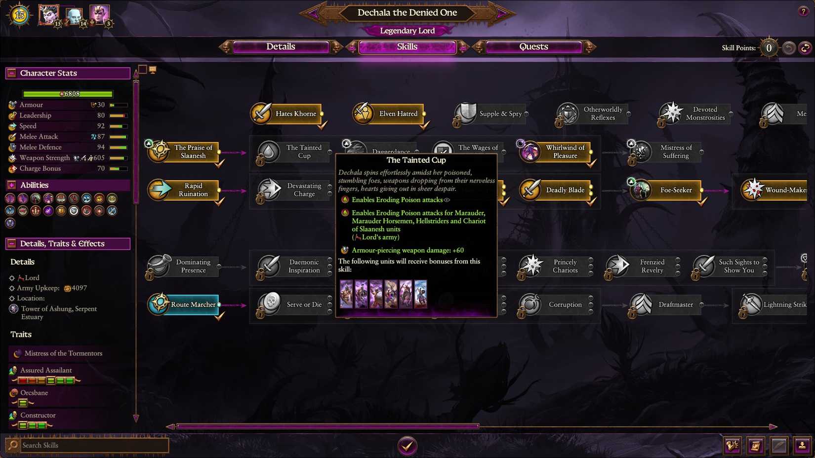 TWW3 Tainted Cup Dechala Skill