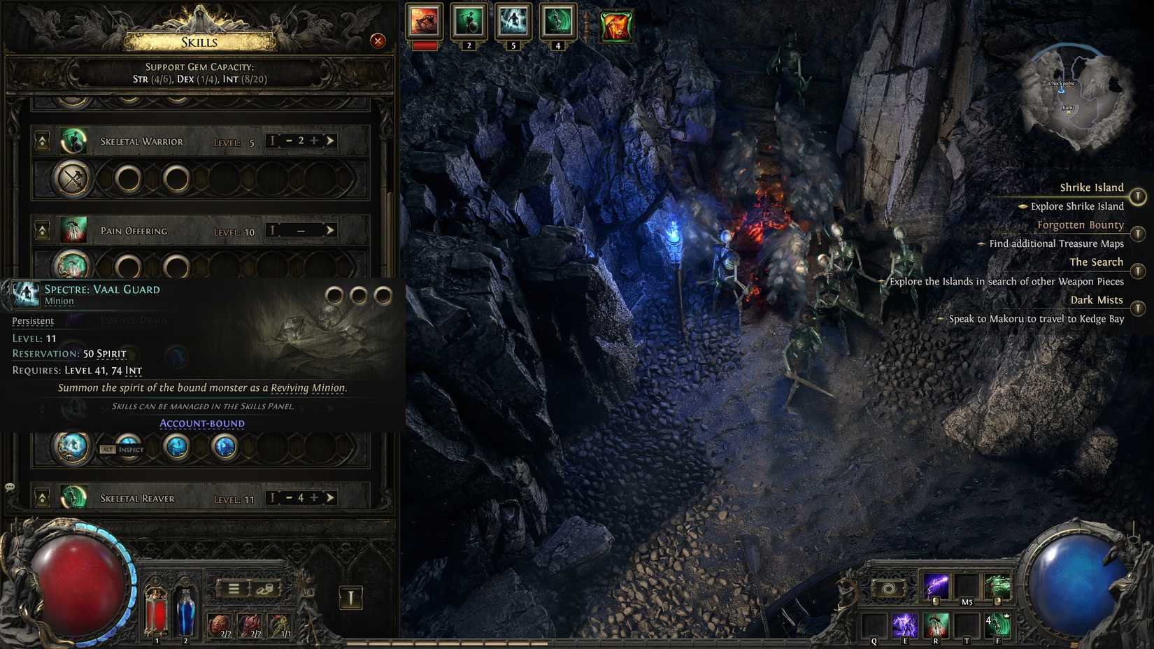 PoE 2 Bind Spectre Vaal Guard