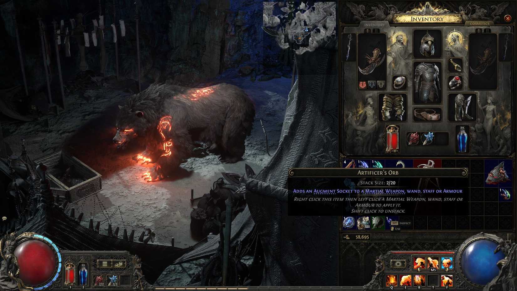 PoE2 Artificer's Orb drop
