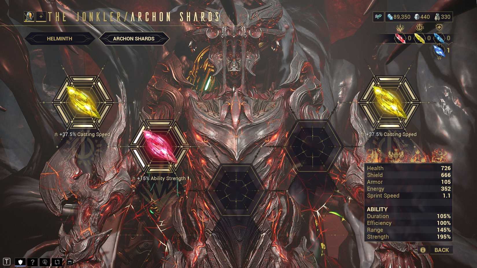 Warframe Uriel Archon Shards