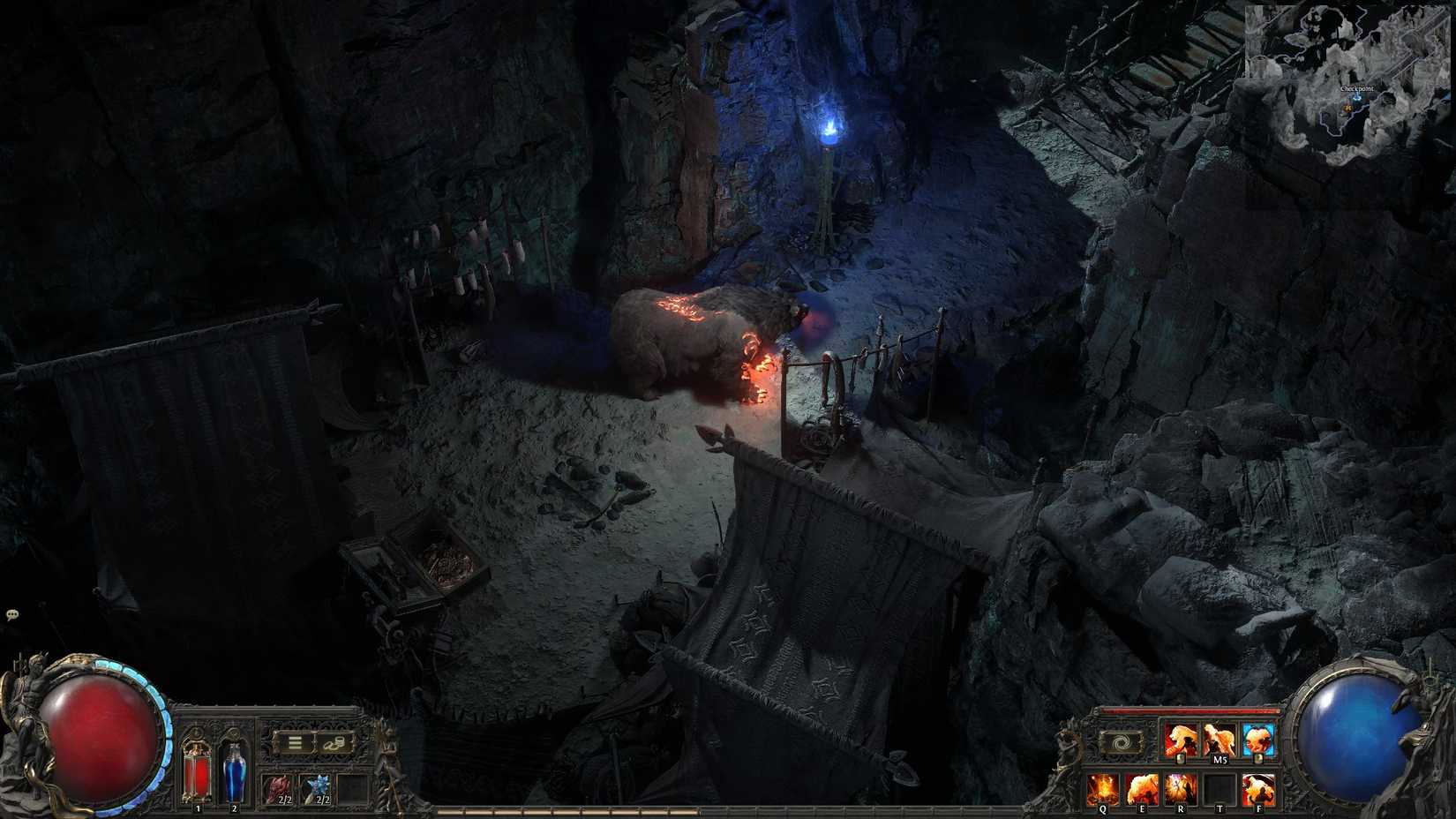 PoE2 Faridun War Cache camp location