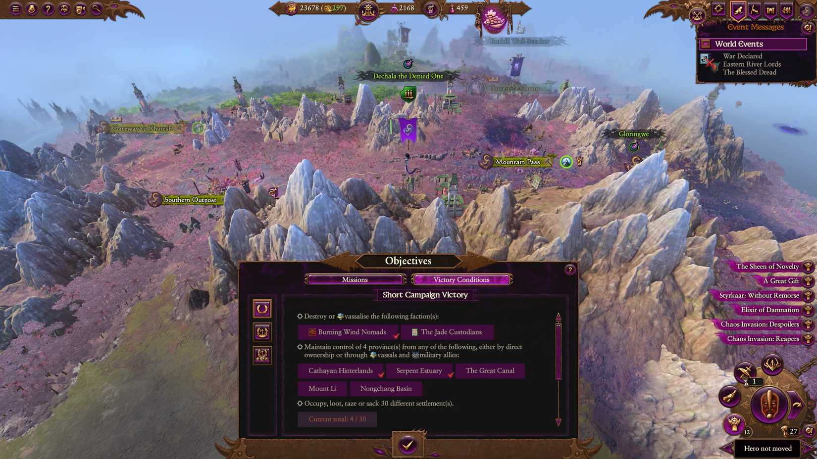 TWW3 Dechala win conditions