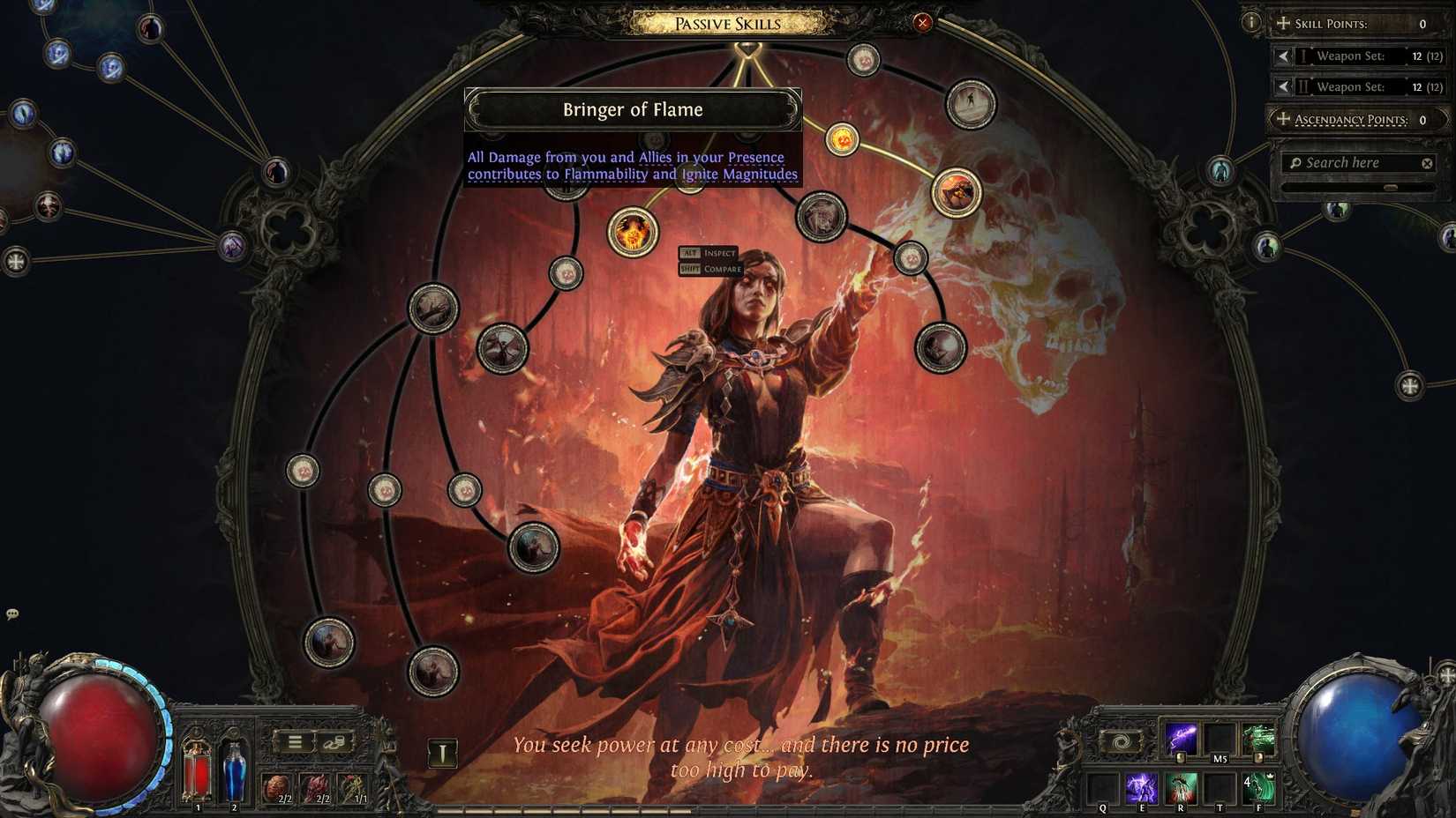 PoE 2 Infernalist Ascendancy tree