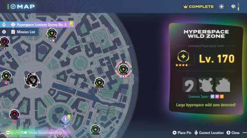 5-star large hyperspace wild zone  pokemon legends za mega dimension