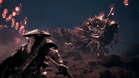 Phantom Blade Zero Protagonist Soul Facing a Chinese Ceremonial Dragon