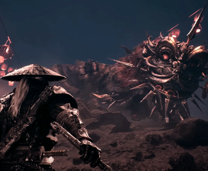 Phantom Blade Zero Protagonist Soul Facing a Chinese Ceremonial Dragon