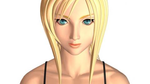 A CG model of Aya Brea in Parasite Eve