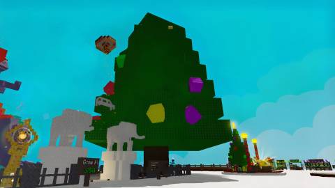 a christmas tree crop grown on a farm in grow a garden