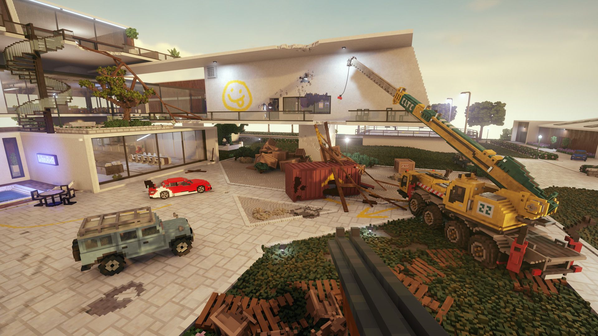 A construction site in Teardown