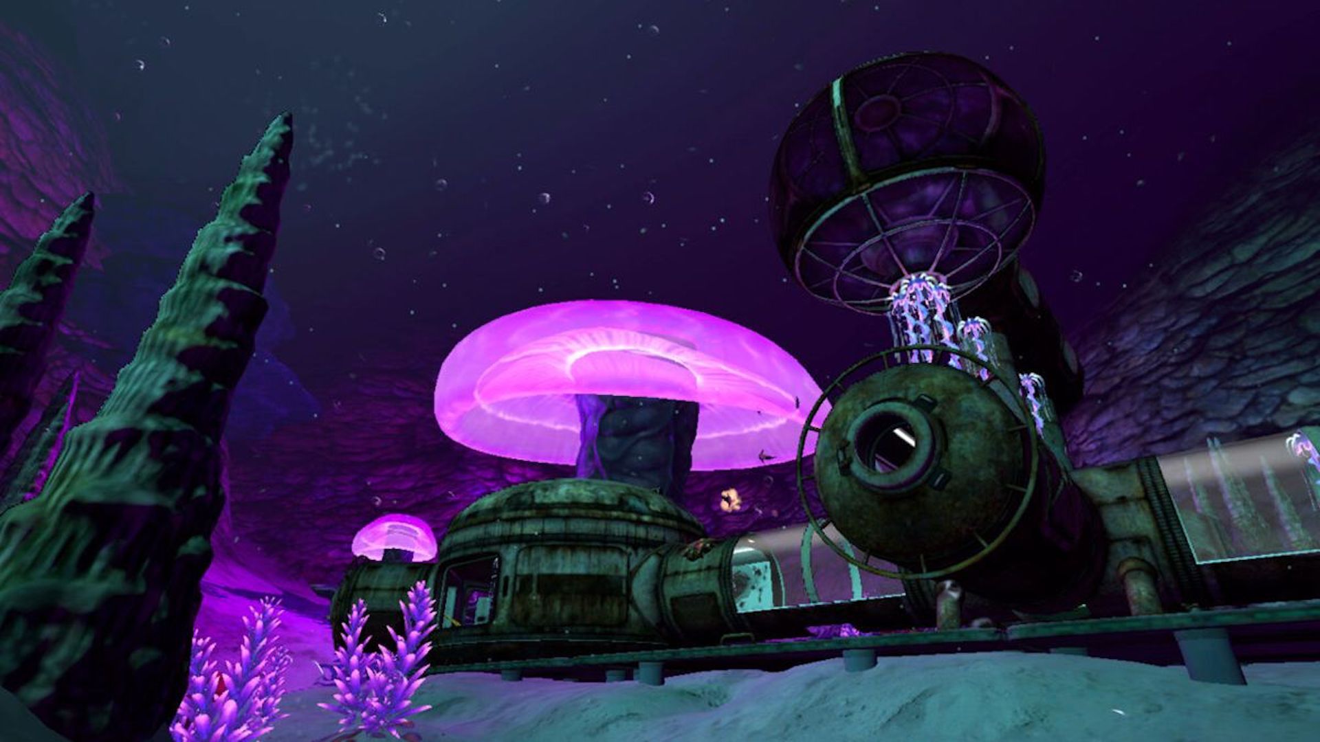 A facility underwater in Subnautica (2018)