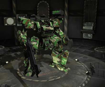 A mech in Front Mission Evolved