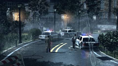 A police scene in The Evil Within (2014)