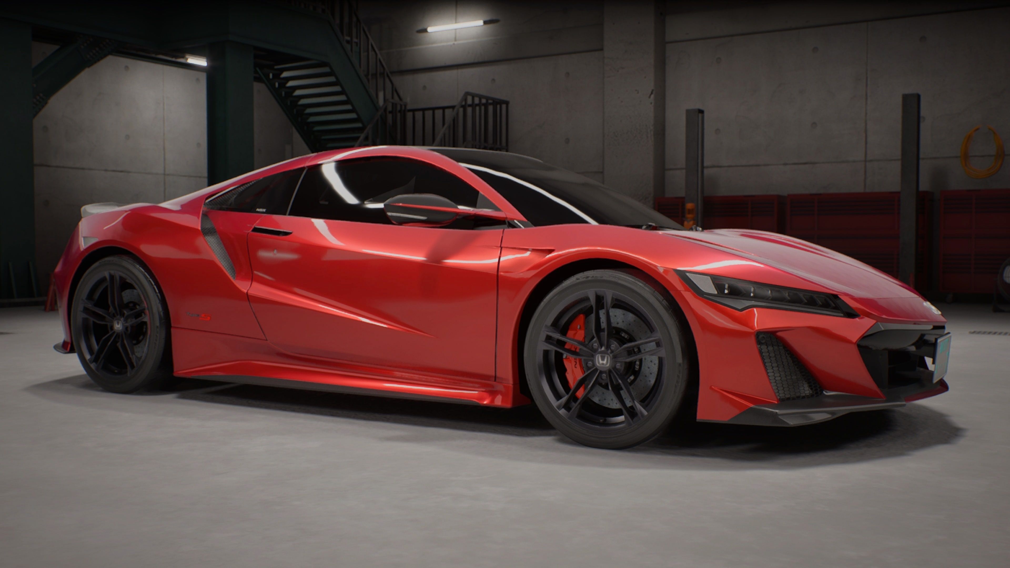 A red car in Tokyo Xtreme Racer