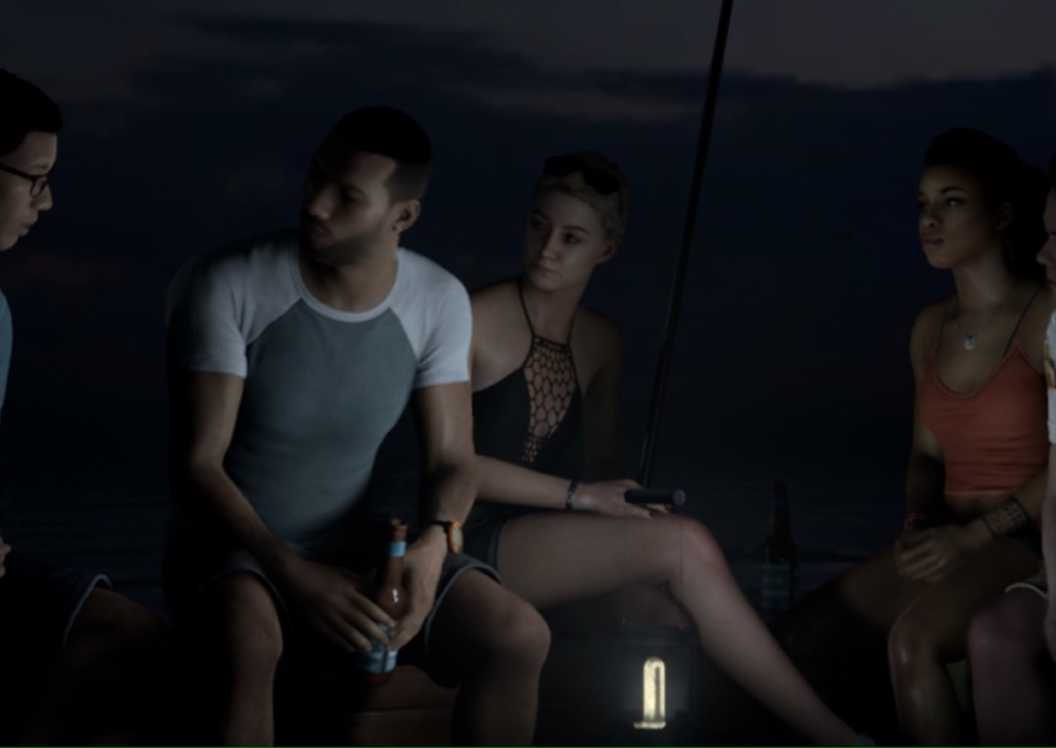 Adegan Karakter di The Dark Pictures Anthology Man Of Medan