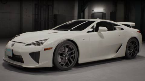 A white car in Tokyo Xtreme Racer