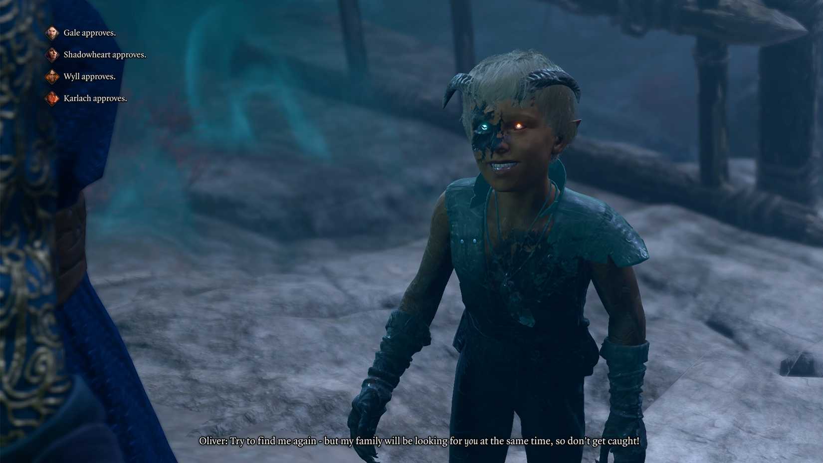 agree to play with oliver again in bg3