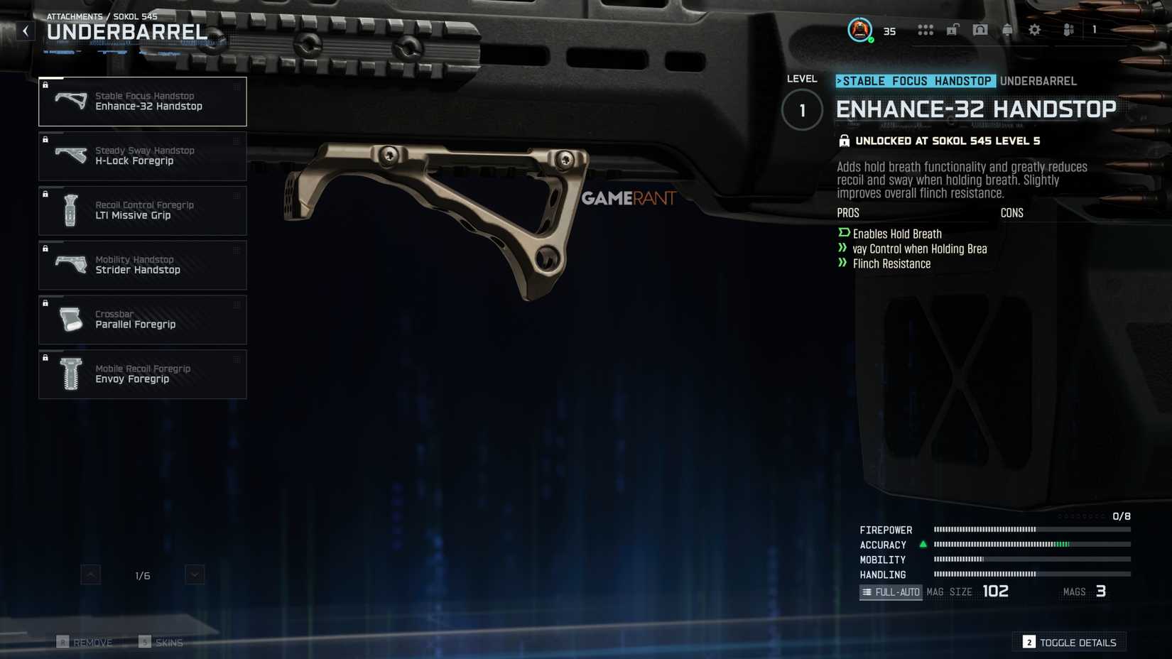 All Sokol 545 Underbarrels in Black Ops 7