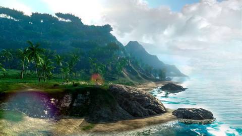 An island scene in Far Cry 3 (2012)
