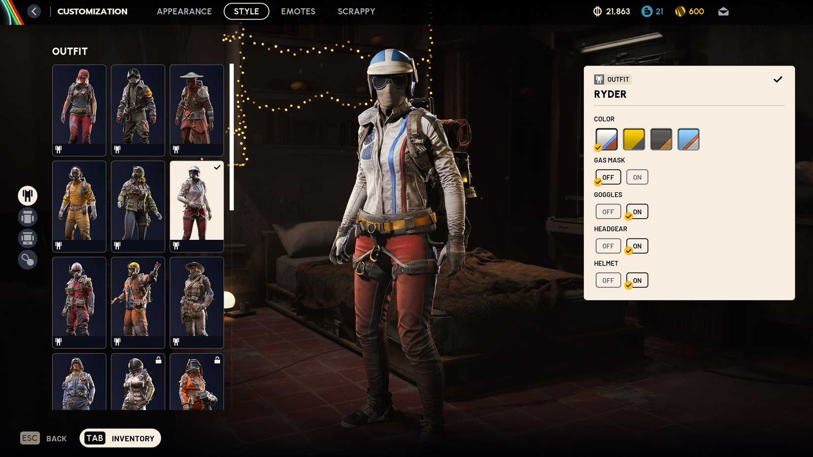 ARC Raiders Customization Screen