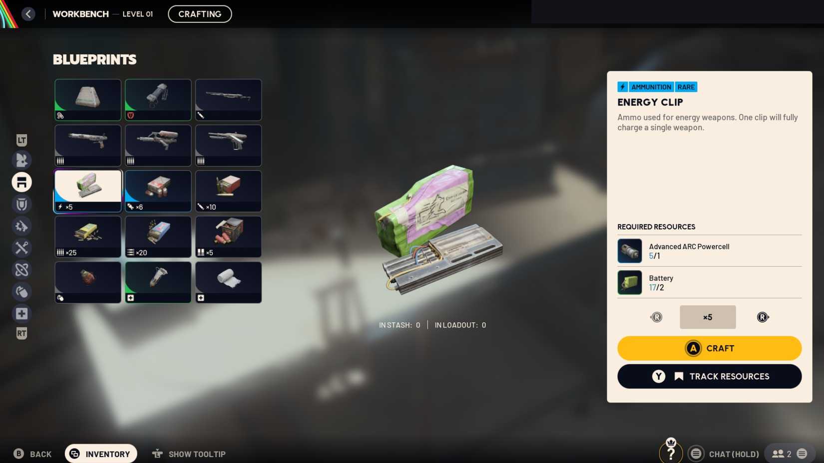 clipe de energia em saqueadores de arco