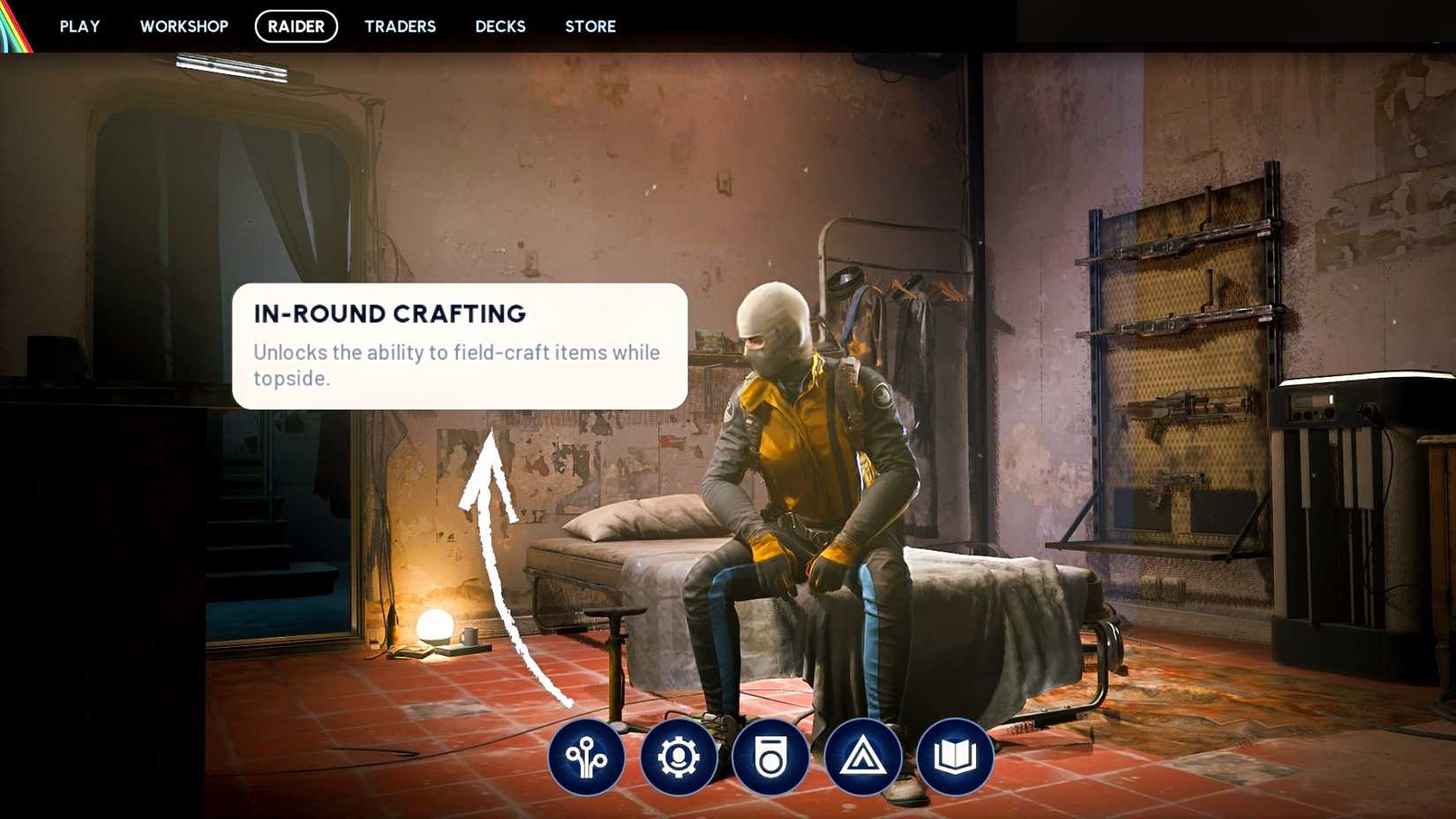 in-round crafting skill in arc raiders