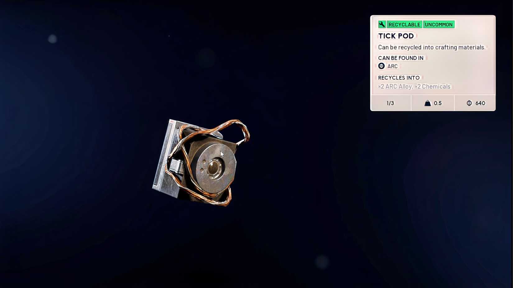 tick pod in arc raiders