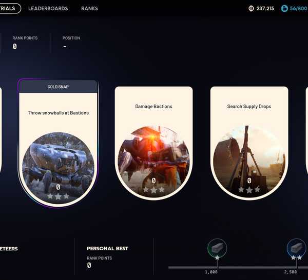 ARC Raiders Trials Season 2 Bola Salju Bastion