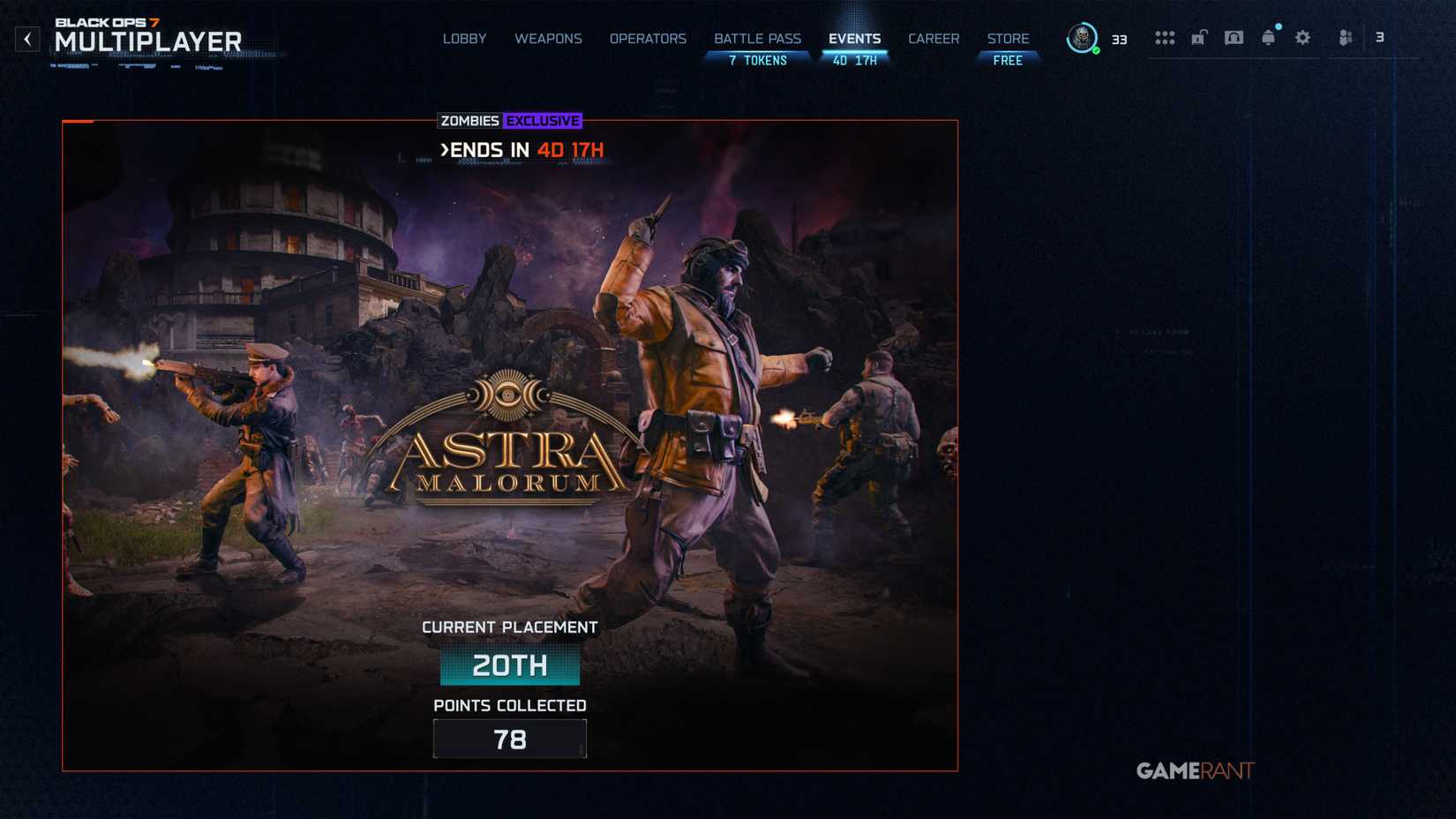 Astra Malorum Event End Date - Black Ops 7