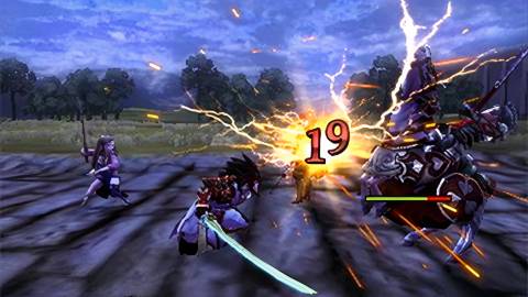 Attacking an enemy in Fire Emblem Fates