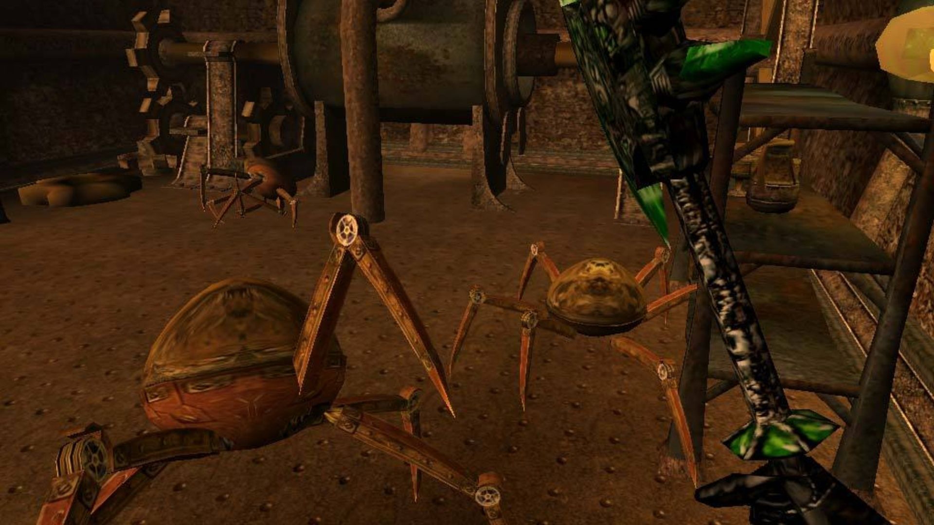 Attacking automatons in The Elder Scrolls 3 Morrowind