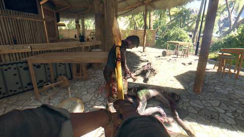 Attacking enemies in Dead Island (2011)