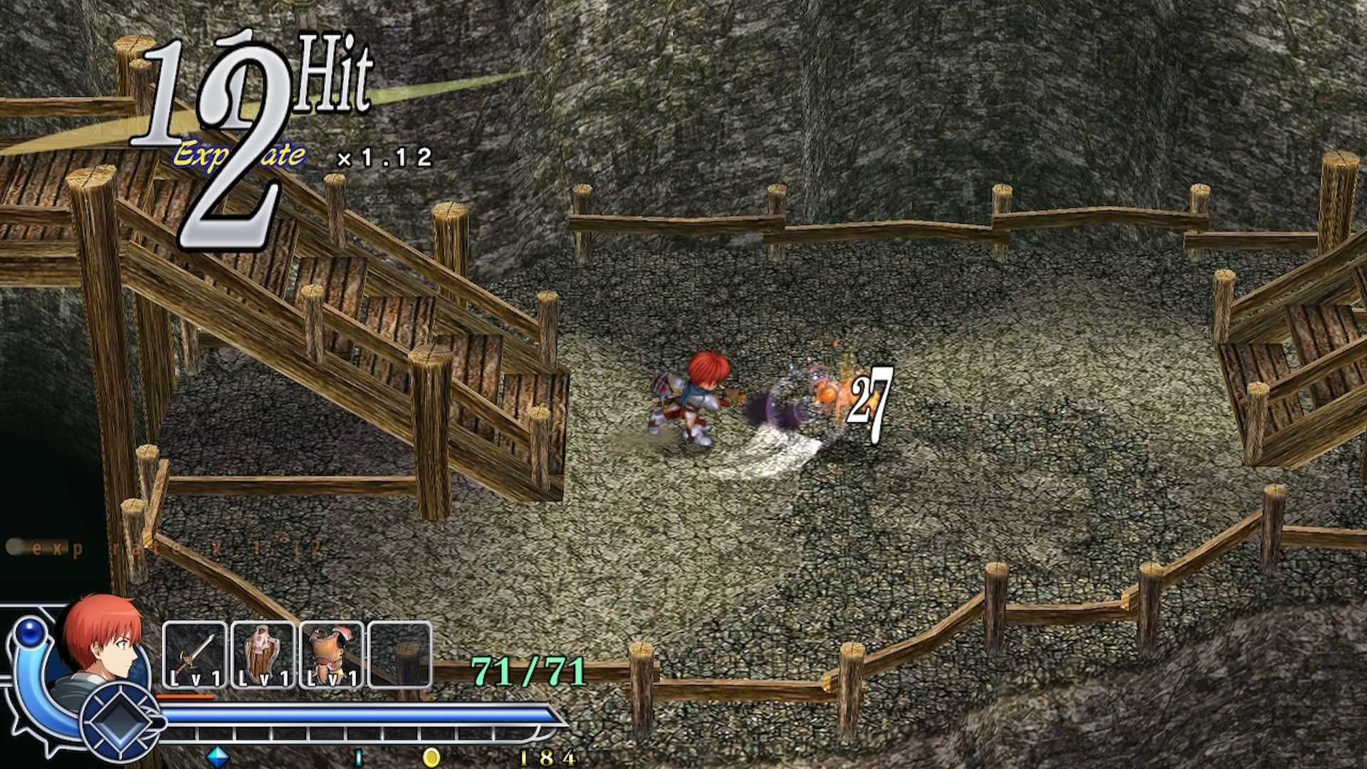 Attacking enemies in Ys The Oath In Felghana