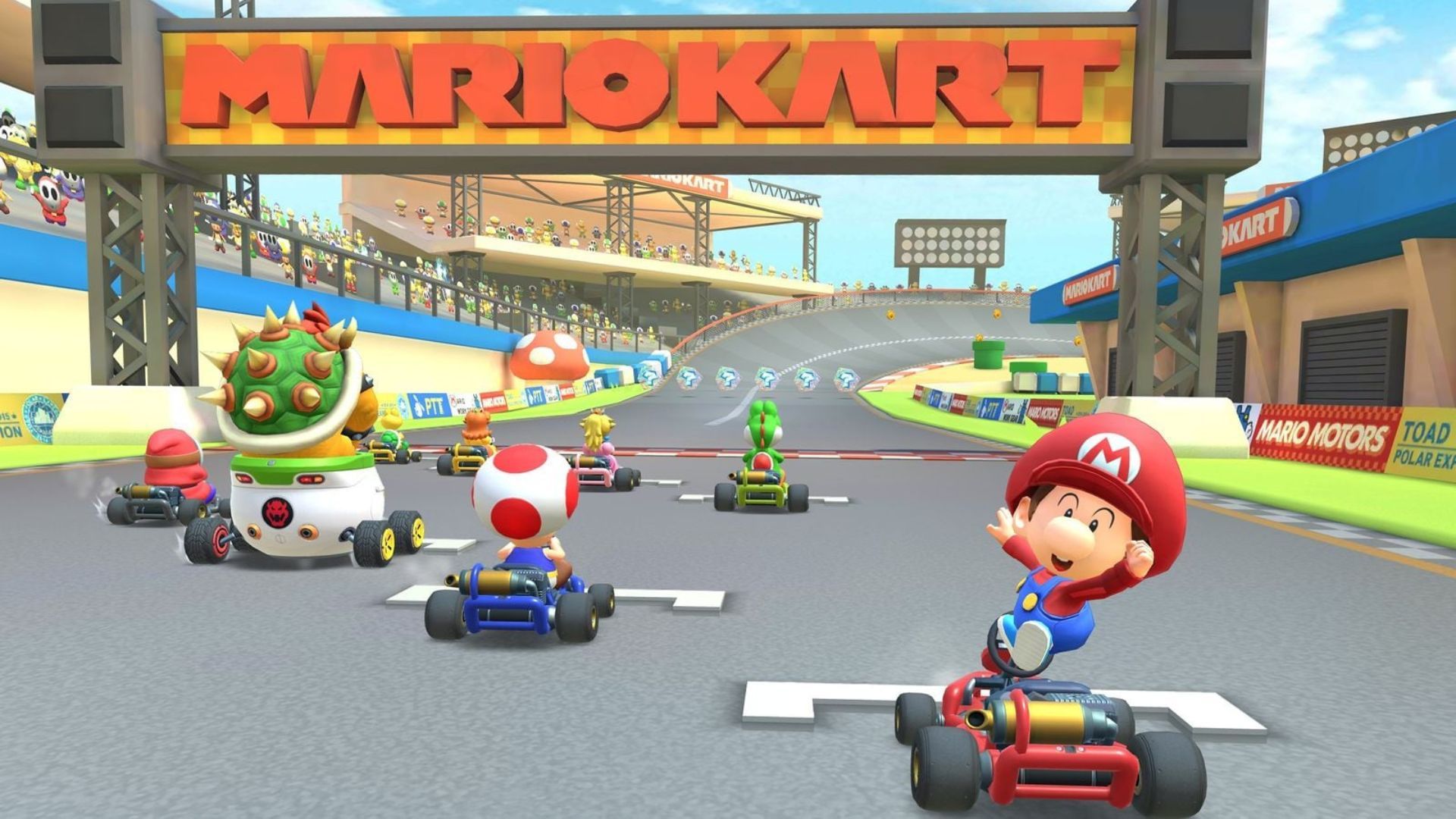 Baby Mario in Mario Kart Tour.