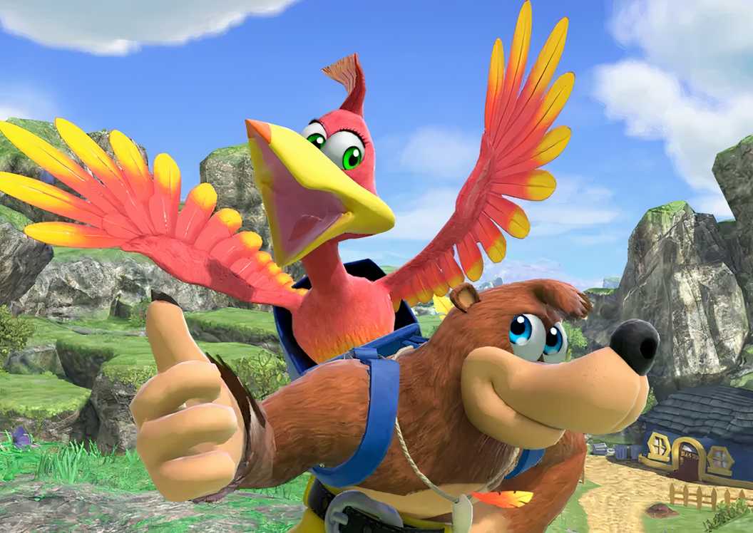 Banjo Kazooie Nuts and Bolts Banjo thumbs up