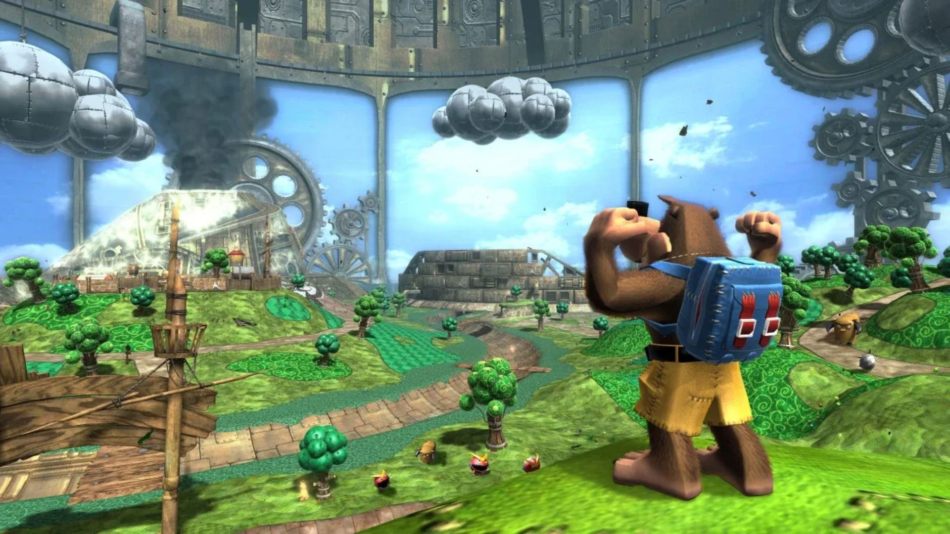 Banjo-Kazooie Nuts & Bolts Banjo and Kazooie Look Out Over The Horizon (1)