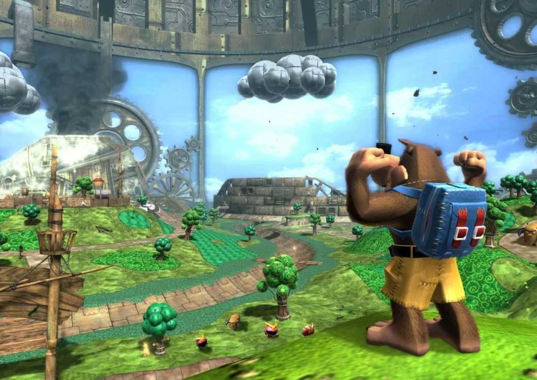 Banjo-Kazooie Nuts & Bolts Banjo and Kazooie Look Out Over The Horizon (1)