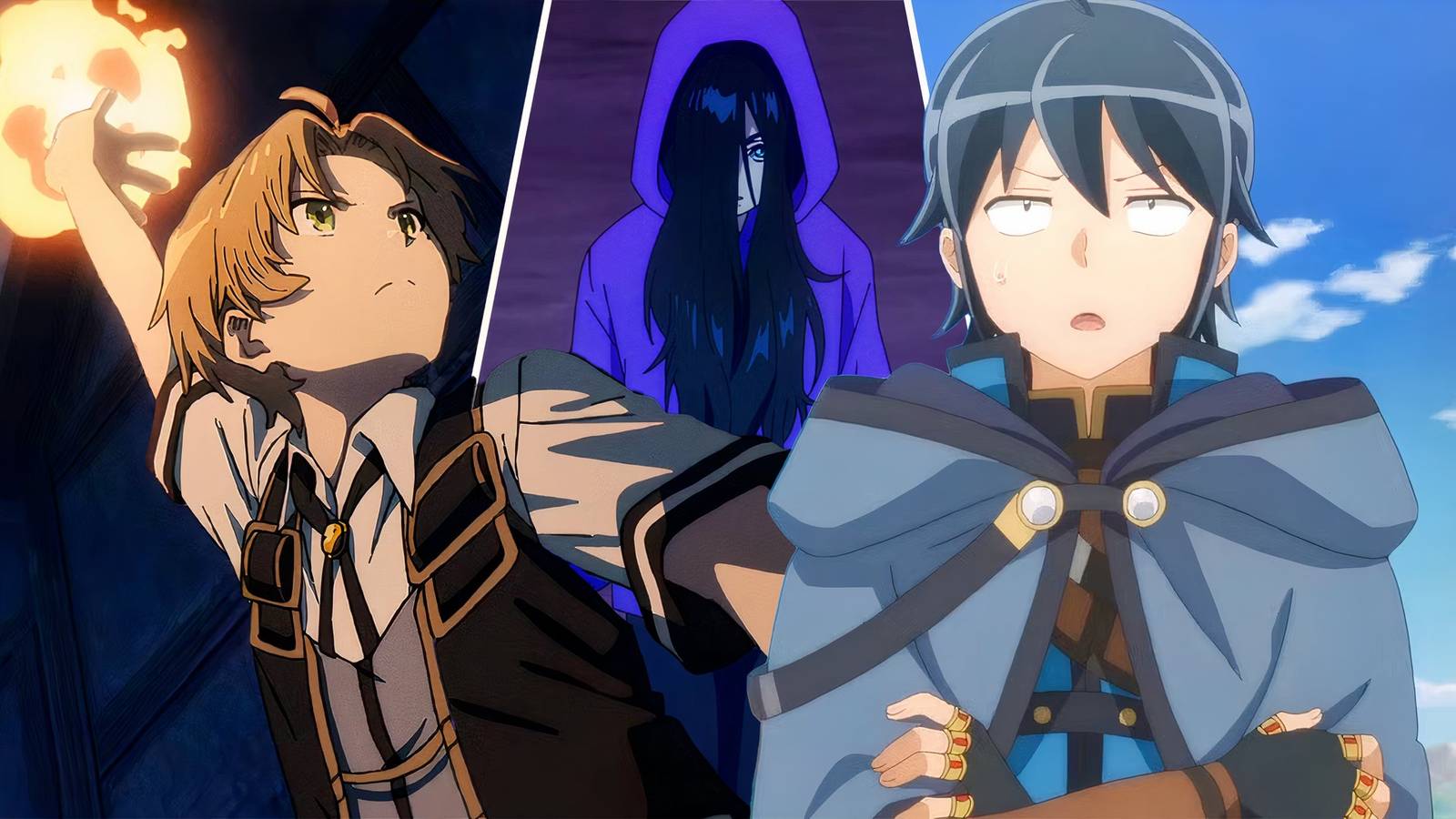 best isekai anime 2020s - zenshu, mushoku tensei, tsukimichi