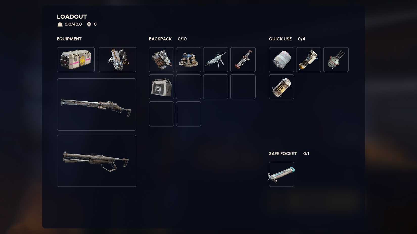 Best Loadout For Spaceport