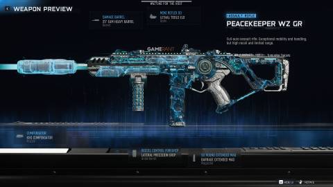 Best Peacekeeper Loadout Warzone