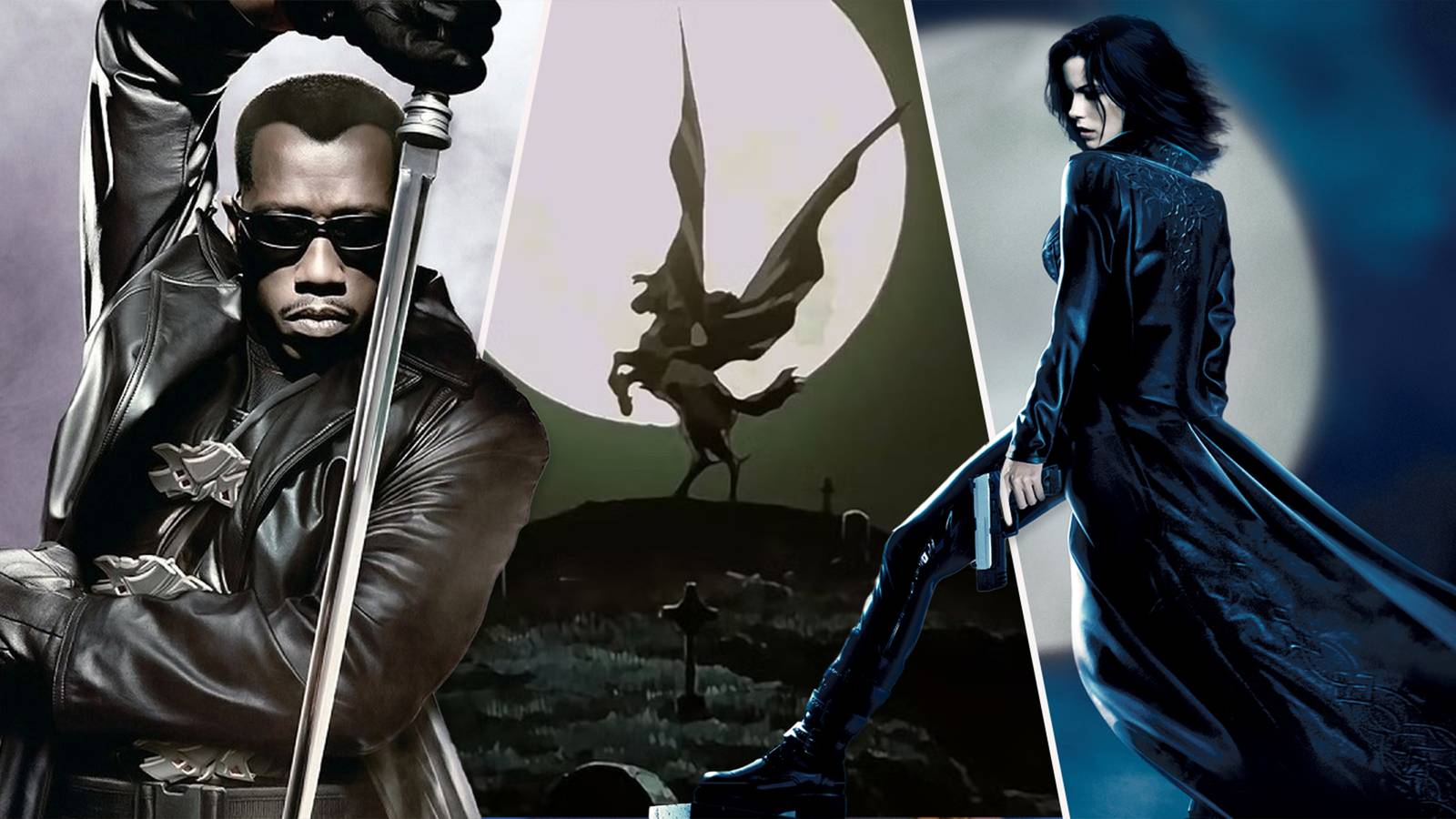 best vampire heroes movies - blade, vampire hunter d, selene from underworld
