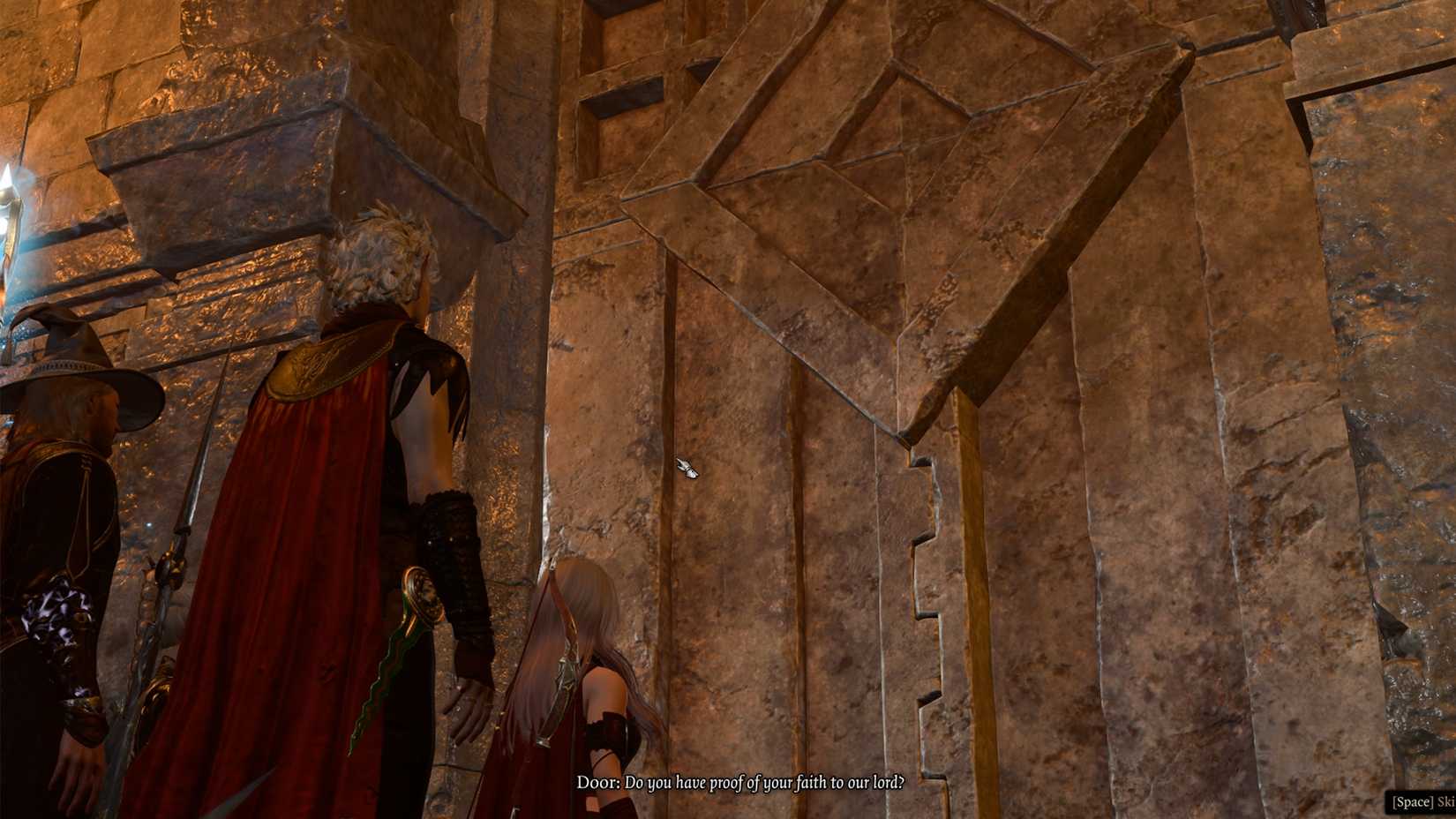 bhaal door asking for proof of faith in bg3