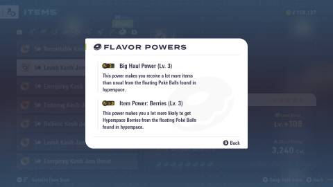 big haul power item power berries   pokemon legends za mega dimension