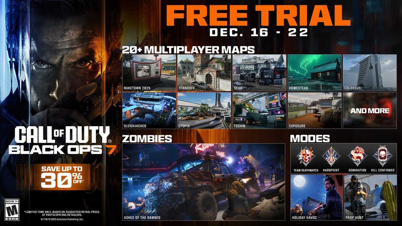 Black Ops 7 Free Trial Content